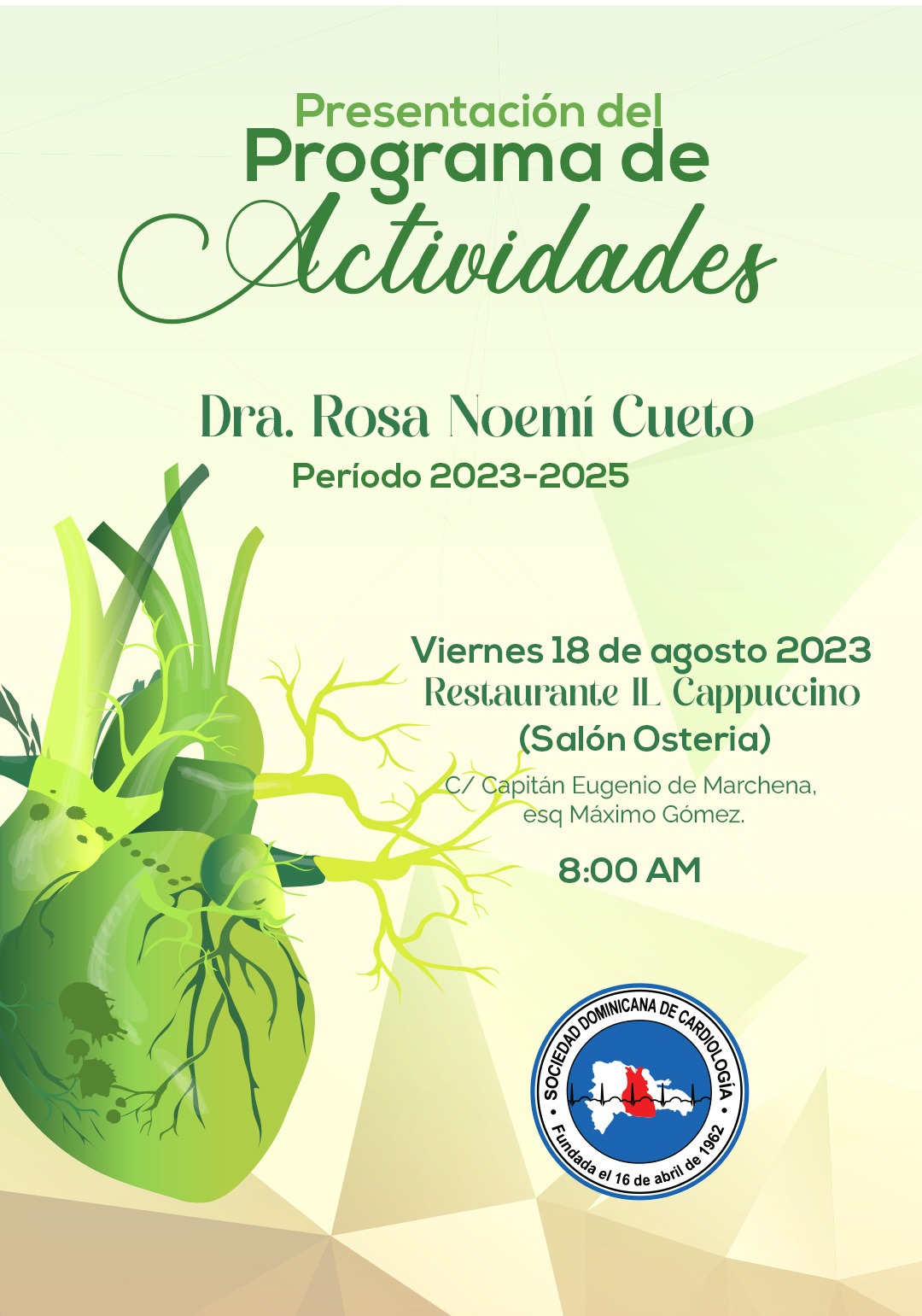 PRESENTACION PROGRAMA DE ACTIVIDADES 2023-2025