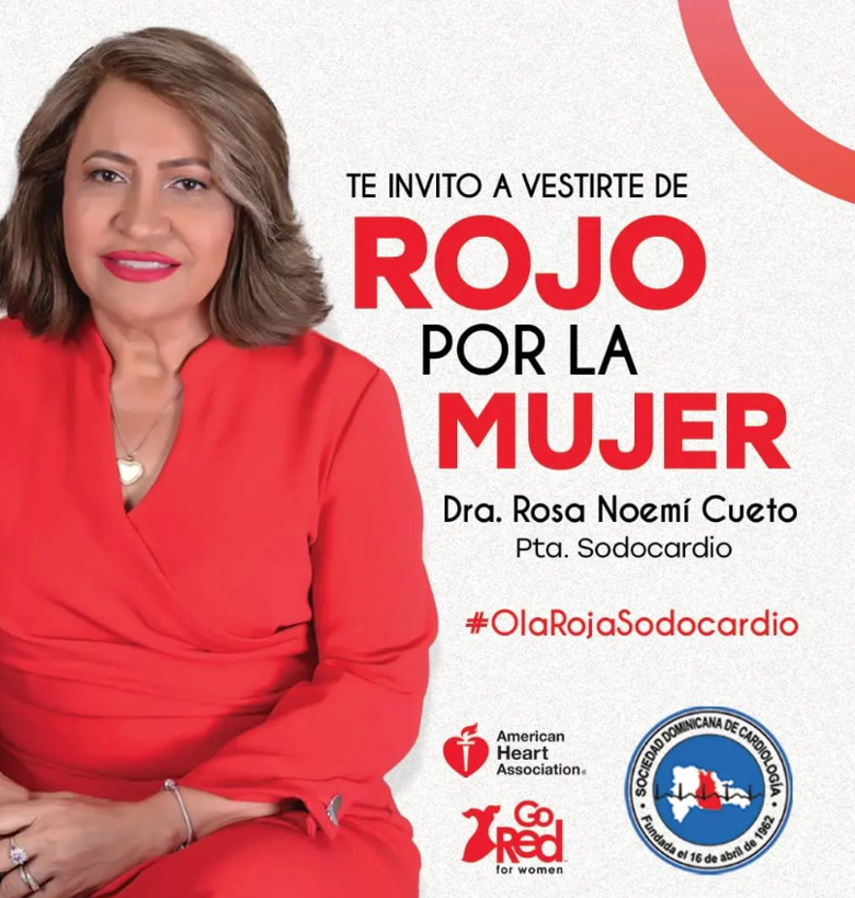 VÍSTETE DE ROJO POR LA MUJER 