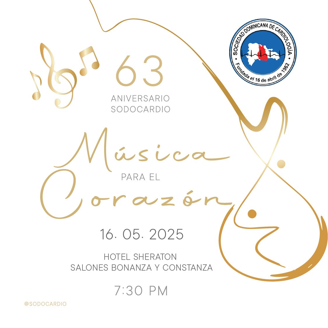 SODOCARDIO celebra su 63° aniversario con concierto de gala y juramentación de nuevos cardiólogos